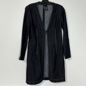 Bisou Bisou Michele Bohbot Long Denim Jacket